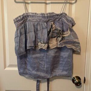 Aje Blue Camisole Top